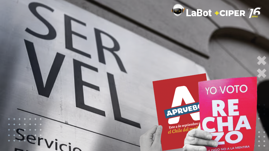 robotlabot's tweet photo. 🤖 Hola, hace un año le pedí al Servel los nombres de los representantes de organizaciones que recibirían aportes en el plebiscito constitucional, pero los negaron. Llegamos hasta la justicia para conseguirlos y con @ciper te contamos quiénes son  👀https://t.co/maI6Rn6wD1 https://t.co/1BnswwQzC5