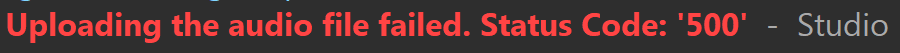 DevieGames's tweet photo. #robloxbroken @Roblox #RobloxStudio 

Can't import any audios to our roblox game.. please fix this issue https://t.co/GtLR4fQ8TW