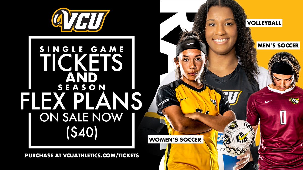 Tickets for the 2023 season are ON SALE NOW! Visit VCUAthletics.com to purchase your single game &amp; season flex plans 🎟 

#LetsGoVCU