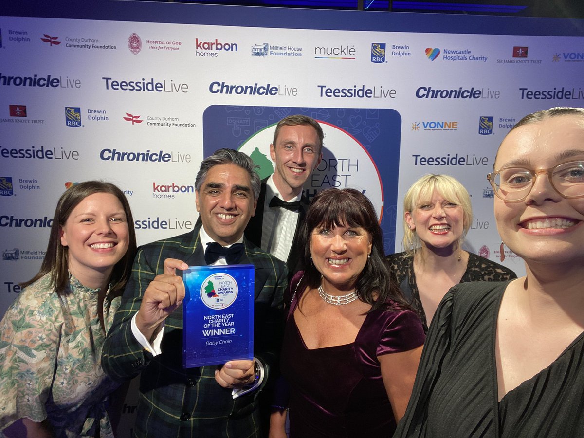 Say hello to the NORTH EAST CHARITY OF THE YEAR! 🏆💥 

We’re so so humbled to win this award in our 20th year, and honoured to be shortlisted with 3 other amazing charities, The Halo Project, Hospitality and Hope and Recovery Connections. 

#NECharityAwards