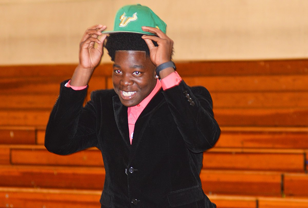 Westover senior @in28wetrust Ryan Jenkins chose the University of South Florida to play his next football during a ceremony at Westover in Albany. More to come at AlbanyHerald.com.  <a href="/WestoverPats229/">Westover Patriots</a>
