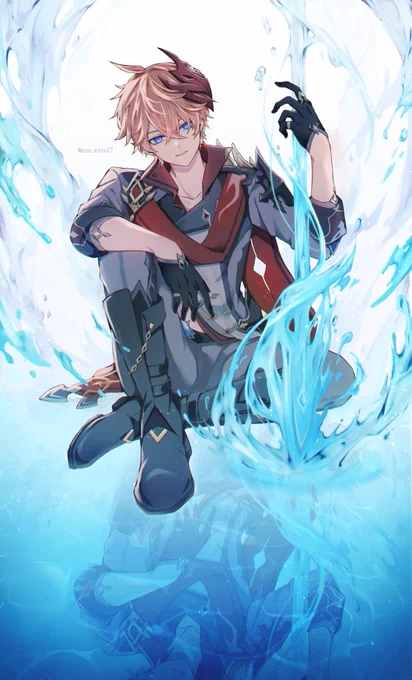 タルお誕生日おめでとう〜!(再掲) #タルタリヤ生誕祭2023