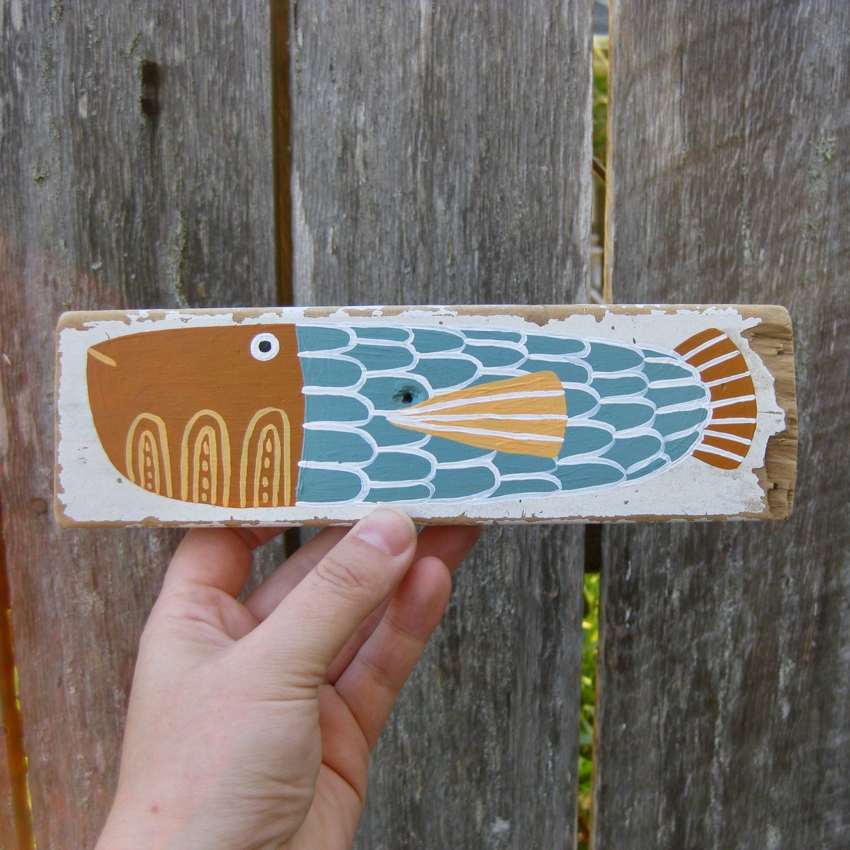 HuberInk's tweet photo. Driftwood art in my shop! 🐟https://t.co/bQgL5TXTC3 https://t.co/sqwzfnnrCQ