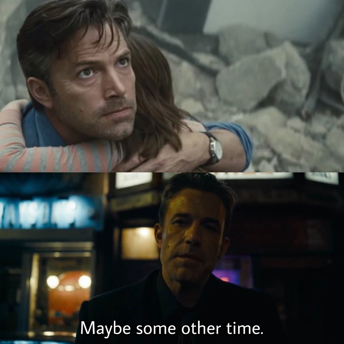 RT @blurayangel: The first and last time we saw Ben Affleck as Bruce Wayne in the DCEU https://t.co/vgQwmP75JM