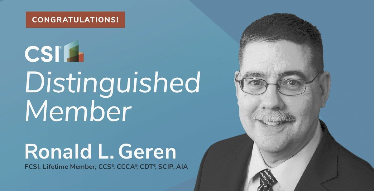 Congratulations, Ron Geren!