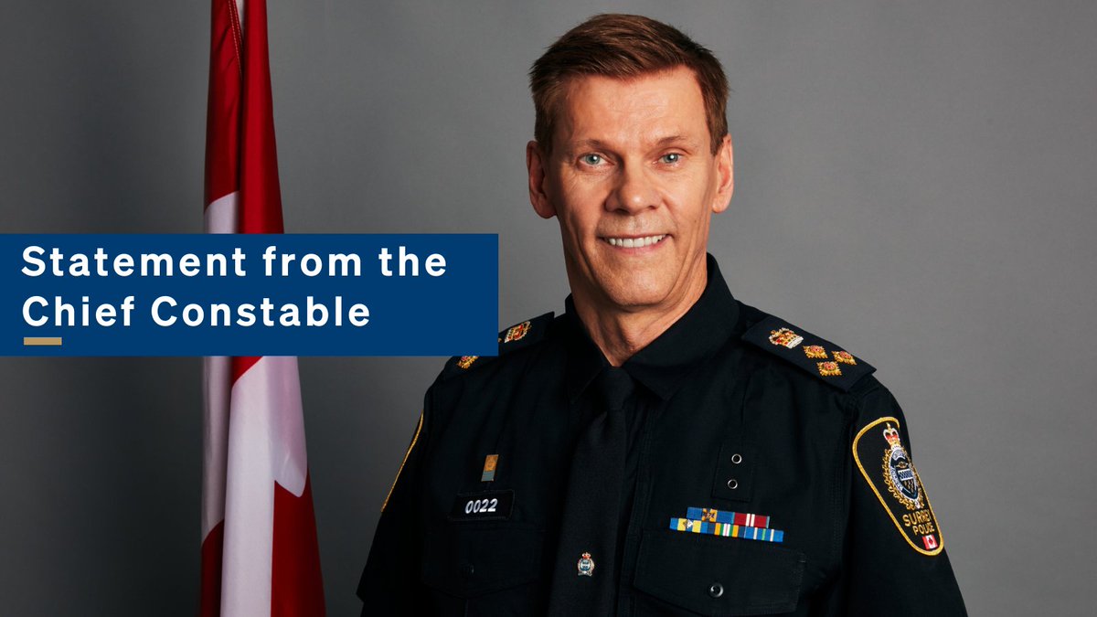 The Province of BC has announced that Surrey’s policing transition will be completed. SPS is pleased to see a final resolution to this matter and looks forward to continuing to work with the community to build a modern, local police service for Surrey. Read Chief Lipinski’s…