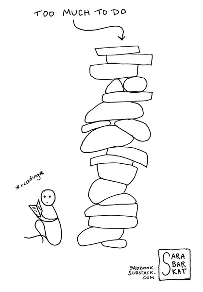 "too much to do" open.substack.com/pub/sadbook/p/… #readers #readingcommunity