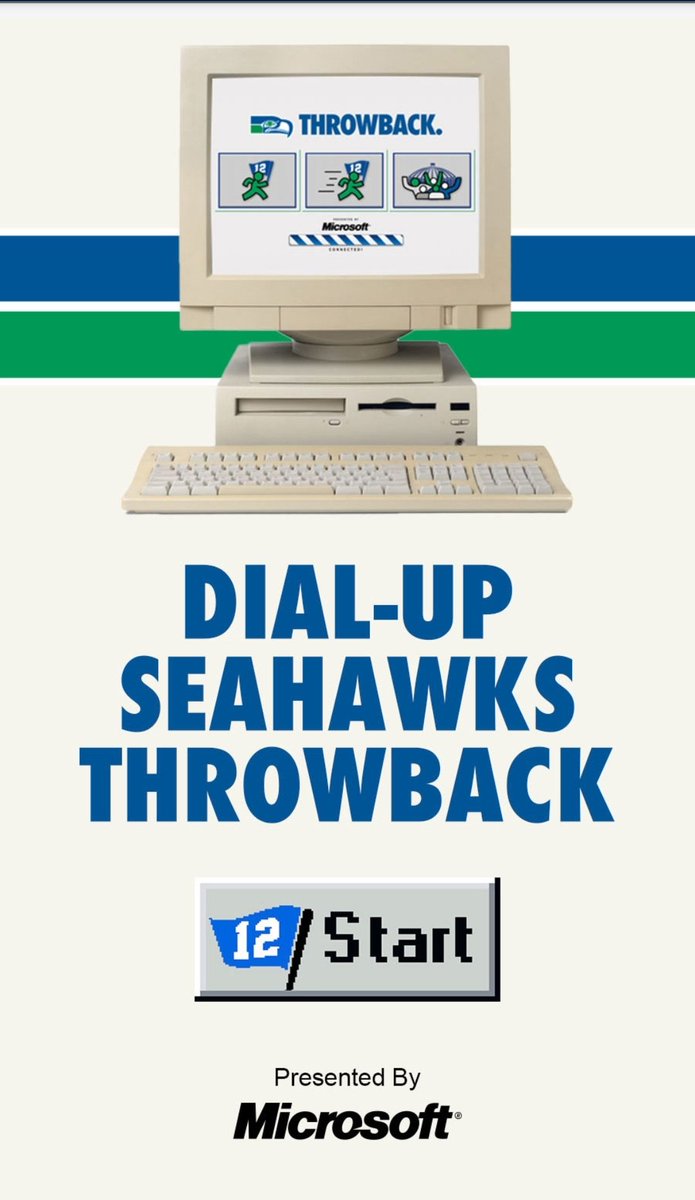 Music_City_SH's tweet photo. Has anybody tried to log in to the @Seahawks mobile app today?#ThrowBack #DialUp #90s https://t.co/i0Lc9pDqVF