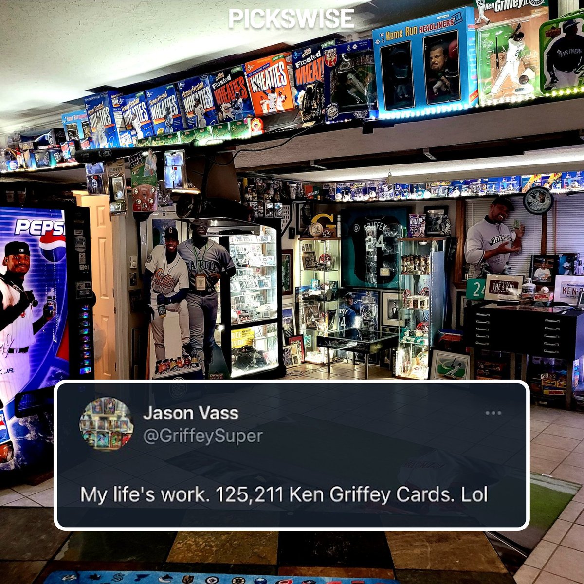 Pickswise on Twitter "This Ken Griffey collection is insane 😲 (via