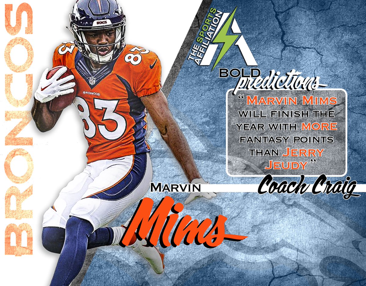 So it’s time to drop some BOLD Predictions on the #FantasyFootball Community. 

From our hearts 💕 to yours! We give you our guy <a href="/CoachCraigSport/">Coach Craig Sports</a>’s Take on the rookie in Denver!! 

Let us know your thoughts bellow🤙🏼⚡️
#TogetherBlue
#NFLTwitter