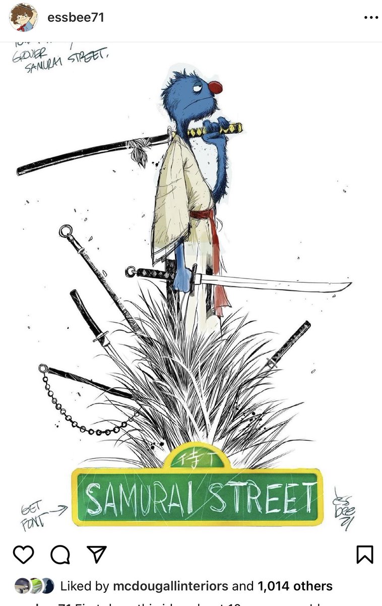 essbee71's tweet photo. WOAH.

The reaction to my Samurai Street sketch below l, something I did for fun almost a dozen years ago, has been incredibly kind. So thankful. 

I think I will finish it up and maybe do some prints ...? Stickers?

Hmmm.That could be cool…🤓🤔 https://t.co/14yAJBCT8H