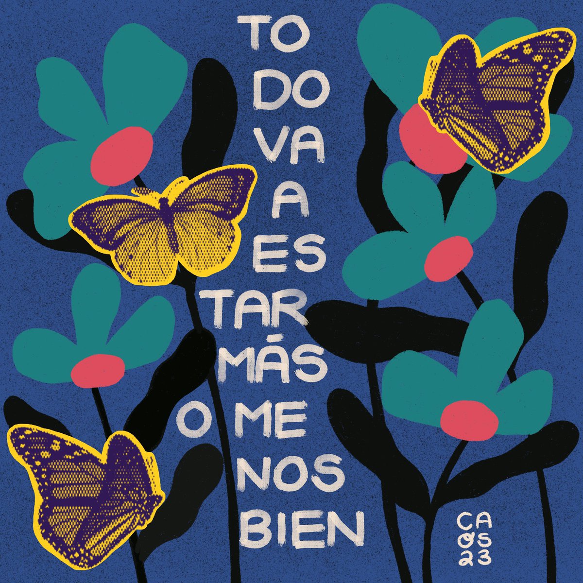 Desconocido, dobla tu energía en partes iguales
Y todo va a estar más o menos bien 🥺