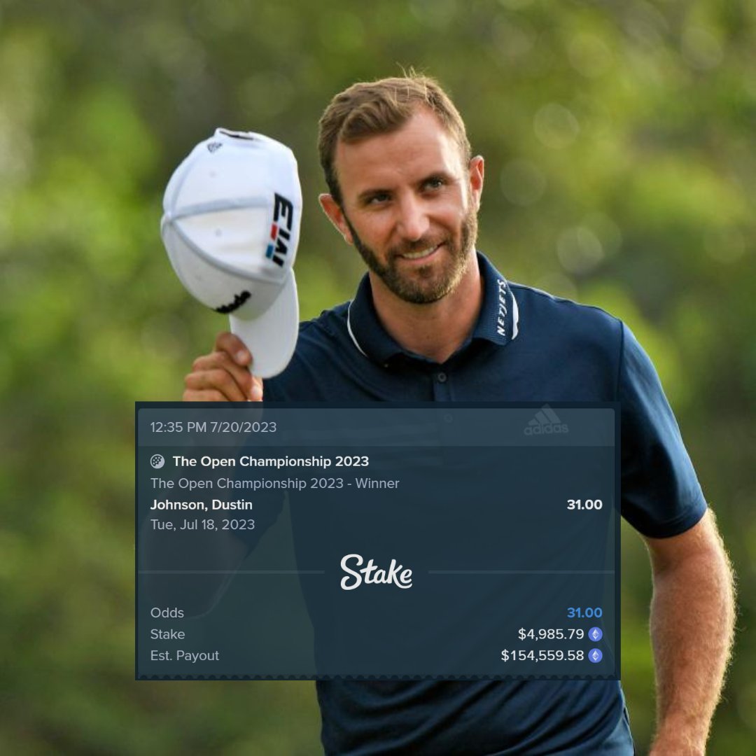 Stake's tweet photo. The Big Bets are 🔛 for @TheOpen ⛳

Who are you backing? 🔮

🔗: https://t.co/xGsEtl0rUT https://t.co/vFFLLQhRFz
