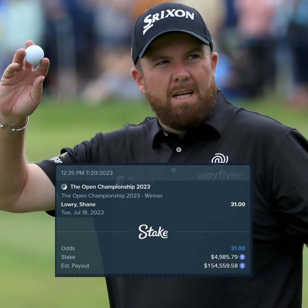 Stake's tweet photo. The Big Bets are 🔛 for @TheOpen ⛳

Who are you backing? 🔮

🔗: https://t.co/xGsEtl0rUT https://t.co/vFFLLQhRFz