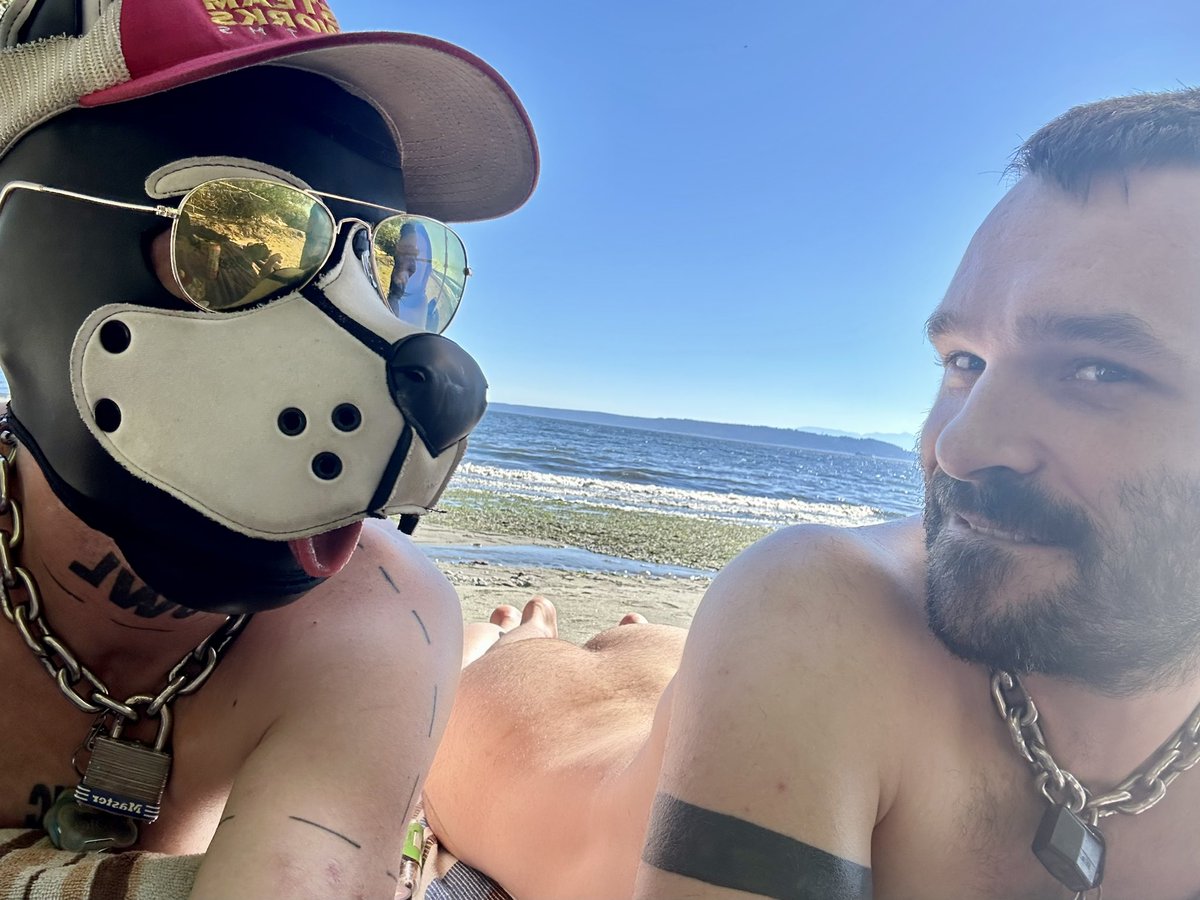 knotchThePig's tweet photo. Had a great day out at the nude beach collecting loads with @koga_steel 🐽❤️ https://t.co/5FRk5ATDWR