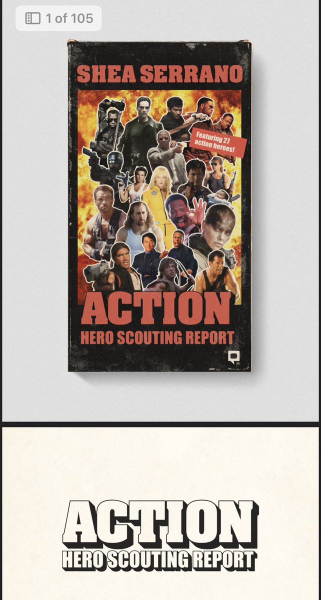 “You had me at Action Hero Scouting Report”
-Renee Zellweger in Jerry McGuire 2 (probably)
Show @SheaSerrano the Money! https://t.co/lDSiZhWFUS https://t.co/JkcNavdbxI