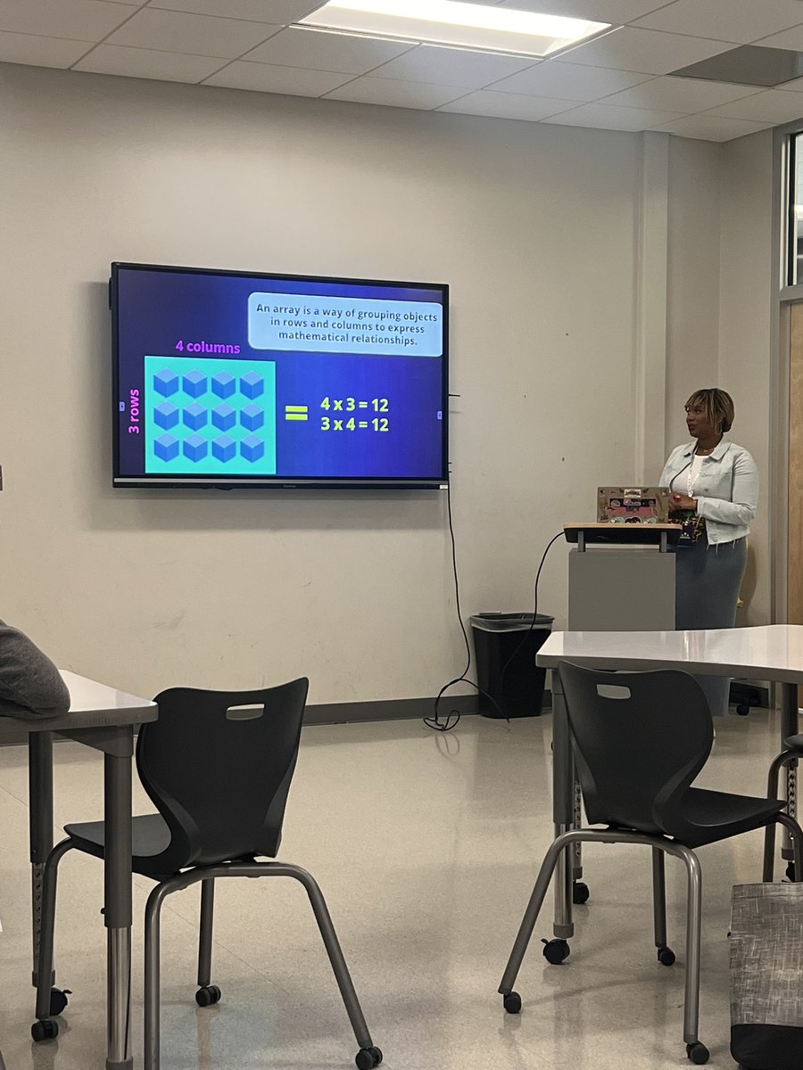 DecaturEducator's tweet image. Had a great time exploring mathematical arrays with @ExploreKaiXR at the #DCSDTechSymposium today! This digital platform is future-forward and engaging for students! @dekalbschools @DeKalbSchoolsIT #DCSDTechPioneers 👩🏾‍💻💡⚙️💻📱