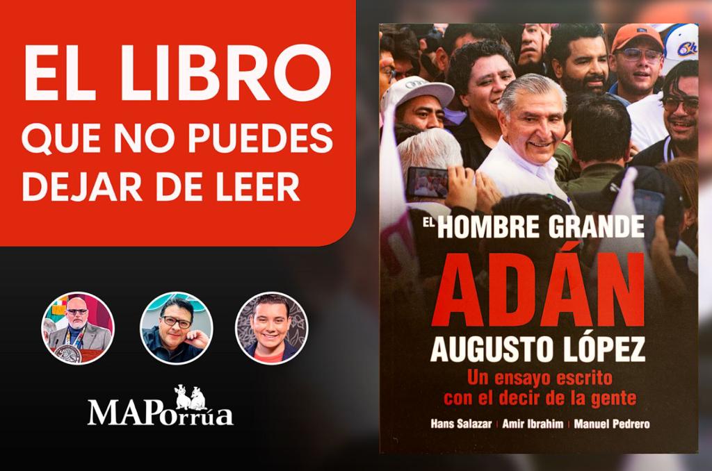 Mike_Oviedo's tweet photo. Quiero felicitar a @Hans2412, @AmirIbrahimQRoo y @YosoyPedrero, por la publicación de su libro “El Hombre Grande Adán Augusto López”, publicado por @MAPorrua, @gabolibrosmx. 

Un ensayo escrito que reúne todo un gran trabajo de investigación con el decir de la gente. ¡Muchas felicidades!