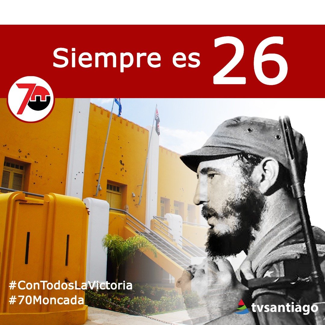 #Fidel: "Nuestros muertos heroicos no cayeron en vano. Ellos señalaron el deber de seguir adelante, ellos encendieron en las almas el aliento inextinguible, ellos nos acompañaron en las cárceles y en el destierro, ellos combatieron junto a nosotros en la guerra. 
#70Moncada