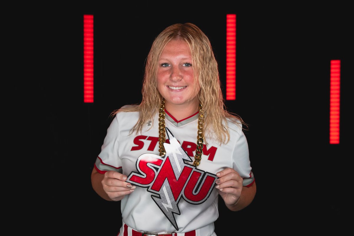 SirmanLexie3's tweet photo. I’m super excited to announce that I will be continuing my academic and athletic career at Southern Nazarene University!! Thank you to my parents and all my coaches for pushing me to be a better player and person! 
#boltsup ⚡️
@SNUSoftball @SoftballTuttle @kvfco https://t.co/LJQKgg6qZ1