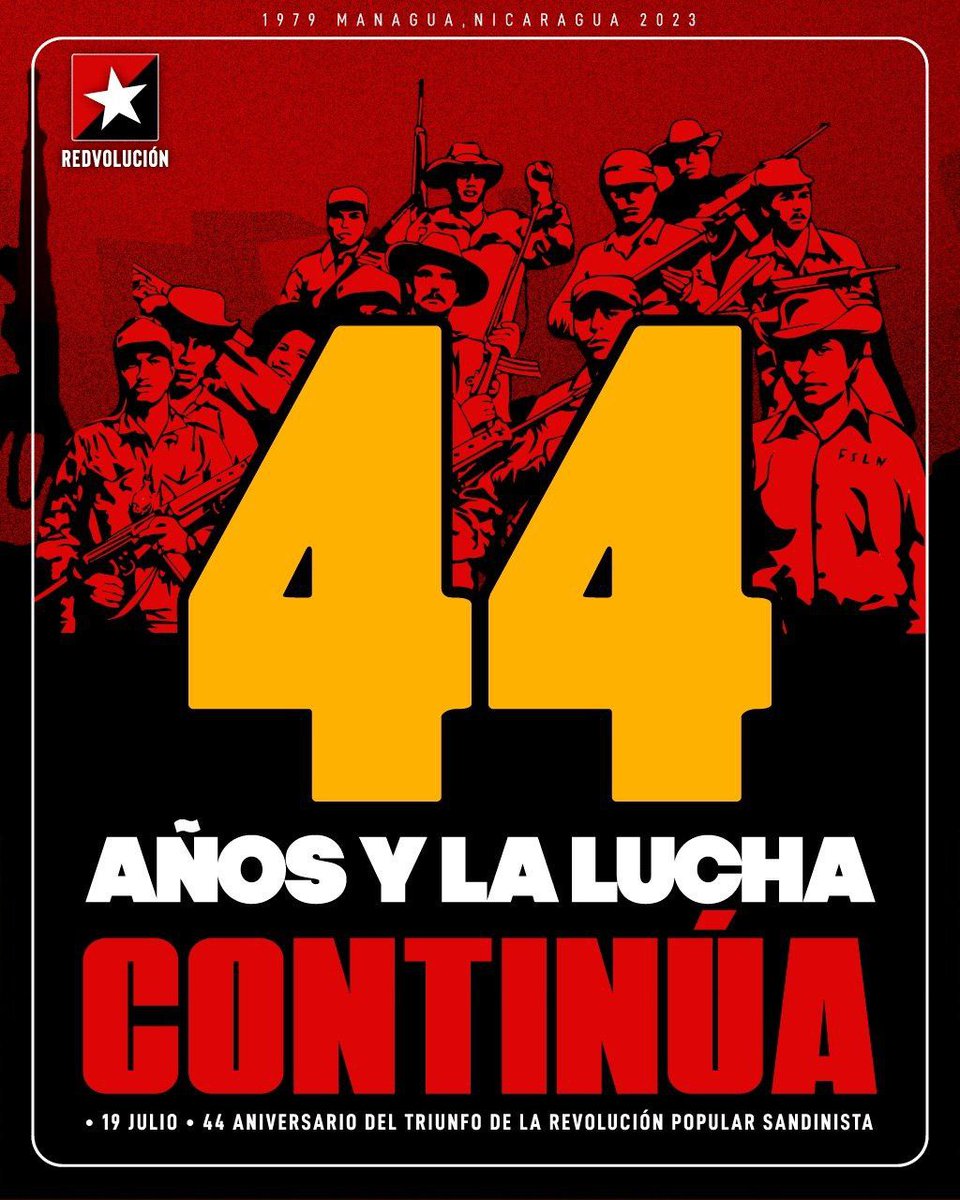 Viva #Nicaragua Libre!!!
#4419siempreVictoriosos