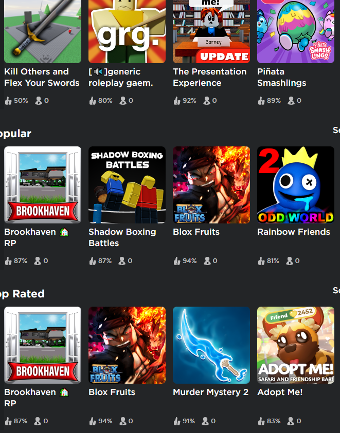 srmytt's tweet image. Roblox has 0 players online according to the web.. #RobloxDown #RIPRoblox