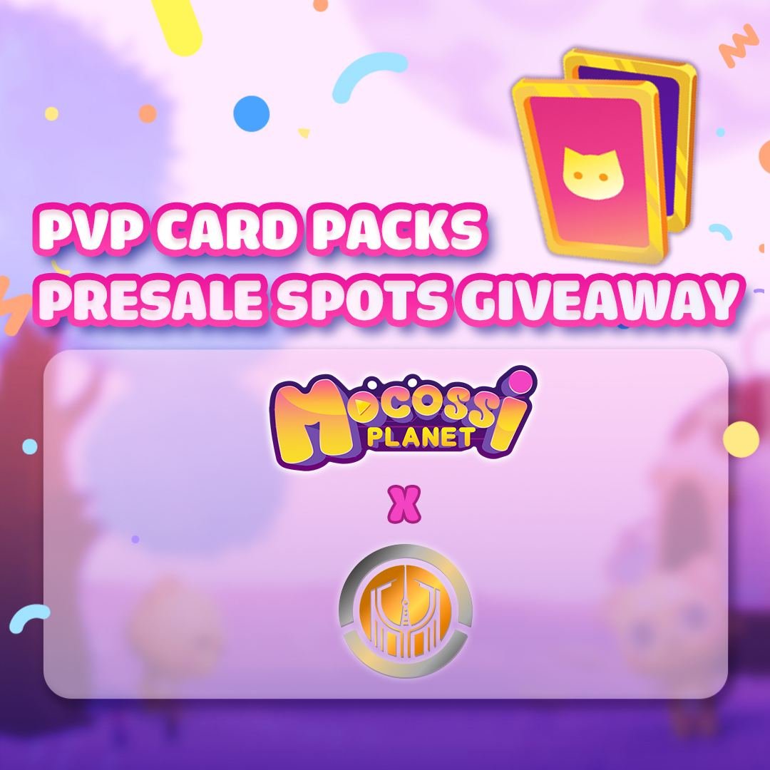 PassionGuild_io's tweet photo. #GIVEAWAY | MOCOSSI x PASSION GUILD

📌Mocossi Planet is giving away 10 WLSpots for their upcoming Mocossi PvP Cards mint!  

✅To Qualify:  
1️⃣Like &amp; RT 
2️⃣Follow @officialmocossi &amp; @PassionGuild_io 
3️⃣ Tag your friends &amp; Comment Cardano wallet

⏰Ends in 48 hours
#P2E #NFT https://t.co/a7wGHkv4HO