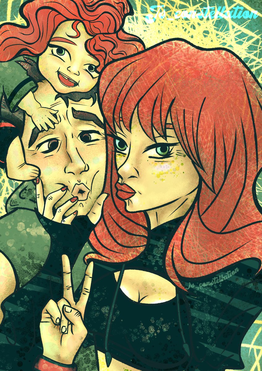 jsconstellation's tweet photo. I did an art challenge with my friends and I couldn't avoid drawing the beautiful Parker-Watson family, I love MJ's character since a long time ago, she is my favorite and I had never drawn her 💖
#maryjanewatson #mjwatson #PeterBParker https://t.co/mxkbwdSMCe