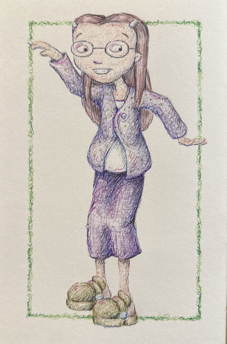 angef11991's tweet photo. #tish #tishkatsufrakis #theweekenders #artistsupport #artshare #illustration #penandpaper #ballpointpen #pen #ink #draw #drawing #doodle #doodling #sketchbook #sketch #color #iDrewthat #myink #dailysketch https://t.co/XIE8S6abQu