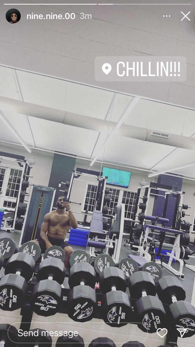 RT @KylePBarber: It’s near midnight in Maryland and Ravens OLB Odafe Oweh is getting a lift in. https://t.co/ceI6J0ZQkb