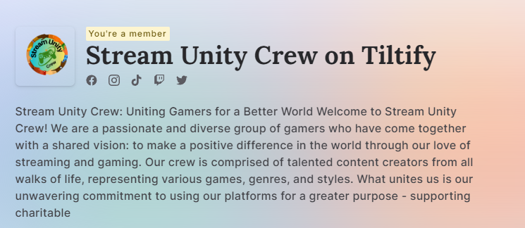 kratzy76au's tweet photo. I just rebrand the charity team if like part of after you set up individual campaign, let me know. Go check out my fundraiser for Starlight Game Changers on @Tiltify | https://t.co/1qhdLRwQZ6 #StreamUnityCrew #GameChangers #ForTheKids https://t.co/WUkhBVYsvC