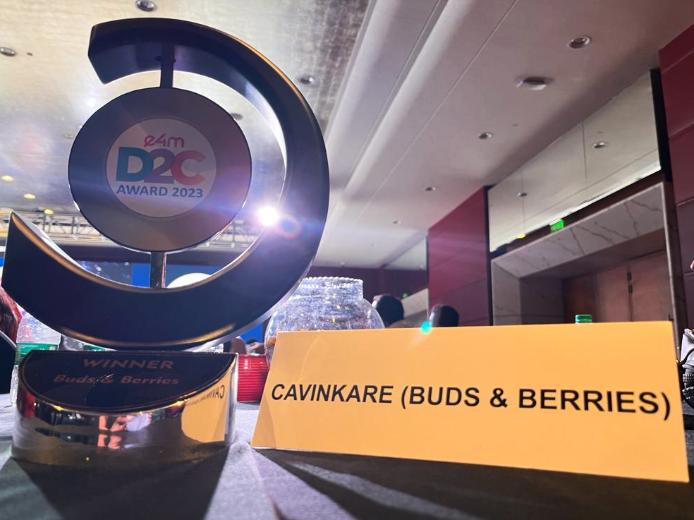 Big congrats to the entire team @budsnberriesin @CavinKareIndia for the win at @e4mtweets D2C Awards. #e4mD2CRevolution #d2cindia #d2cinnovation #d2cbrands
