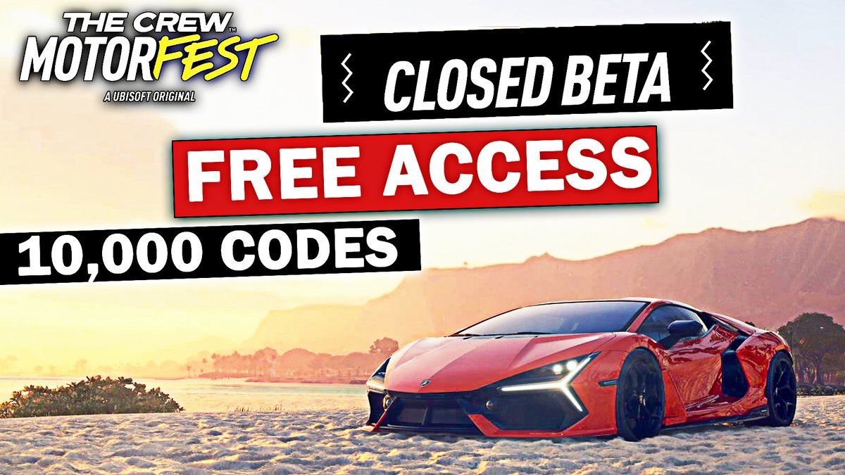 hmgamesnsoftwa1's tweet image. I got the Multi Access Code for The Crew Motorfest Closed Beta

Watch this Video  - youtu.be/M6zSp8nXP84

#TheCrewMotorfest #closedbeta #betacodes