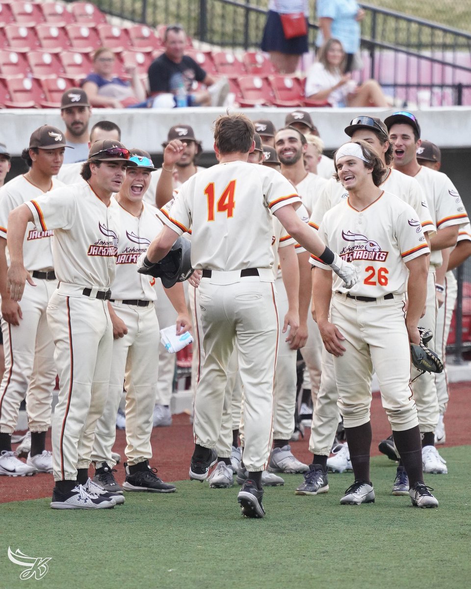 KokomoBaseball's tweet photo. the hit was nice, but the celly though 🤩

#getjacked #rabbitszn https://t.co/GJDBB7lT1O