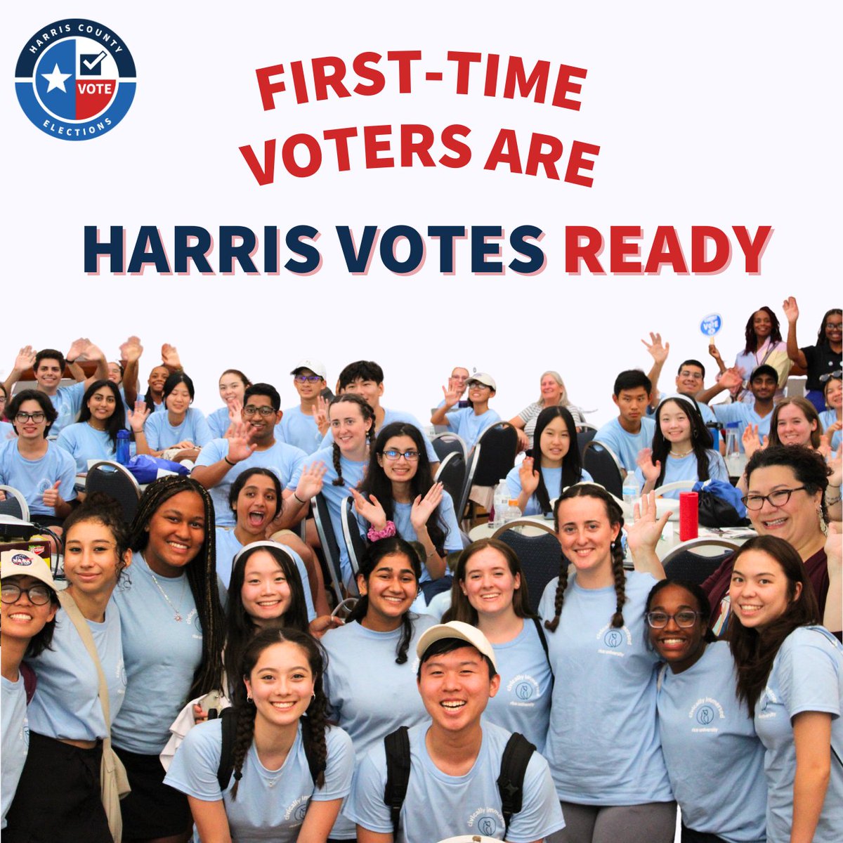 HarrisVotes's tweet photo. Hãy tham gia cùng chúng tôi để đón mừng các cử tri mới của Quận Hạt Harris! 🎉🗳️
Chúng tôi đã có một khoảng thời gian tuyệt vời khi được tham tham gia Chương Trình Hòa Nhập Cộng Đồng tại @RiceUniversity!
#HarrisCounty #RiceVotes #HarrisVotes https://t.co/xQcR7l9HA4