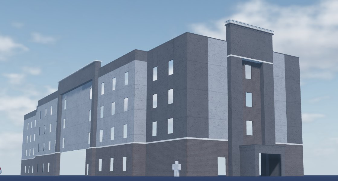StroudRBLX's tweet photo. Roblox went down, but this hotel was going up! Before Roblox crashed... 😭 #RobloxDown 
#StroudOK #cardriving #RobloxDev #roleplay #ROBLOX #Oklahoma #RobloxDevs #robloxgames https://t.co/zdF5gAwLCl