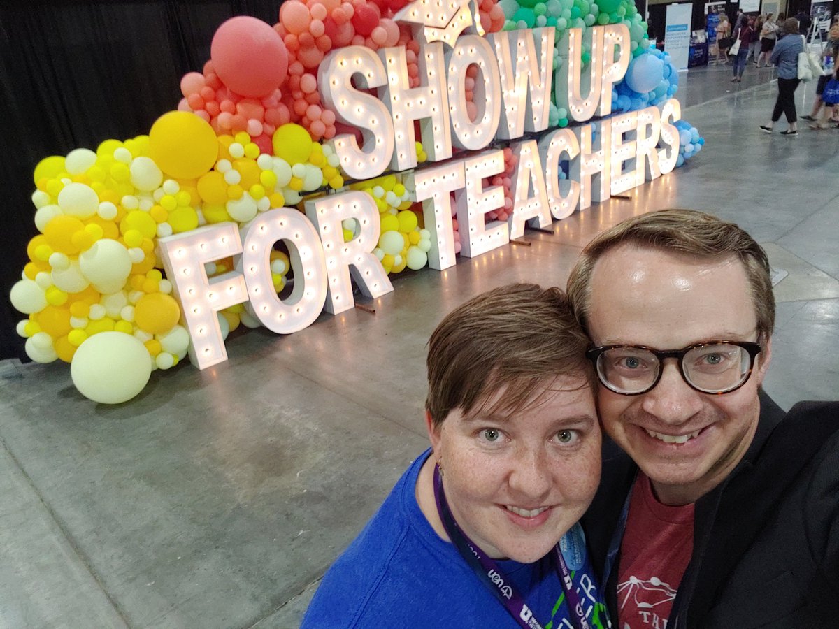 NoyceSam's tweet photo. What a great day to celebrate educators at #ShowUpUtah with @HSG_UT Utah Teacher Fellows. So blessed to call these people my colleagues! Many policymakers talked the talk today, now let's all walk the walk by showing up to support policy that helps teachers and students thrive. https://t.co/SJ7ZIg59li