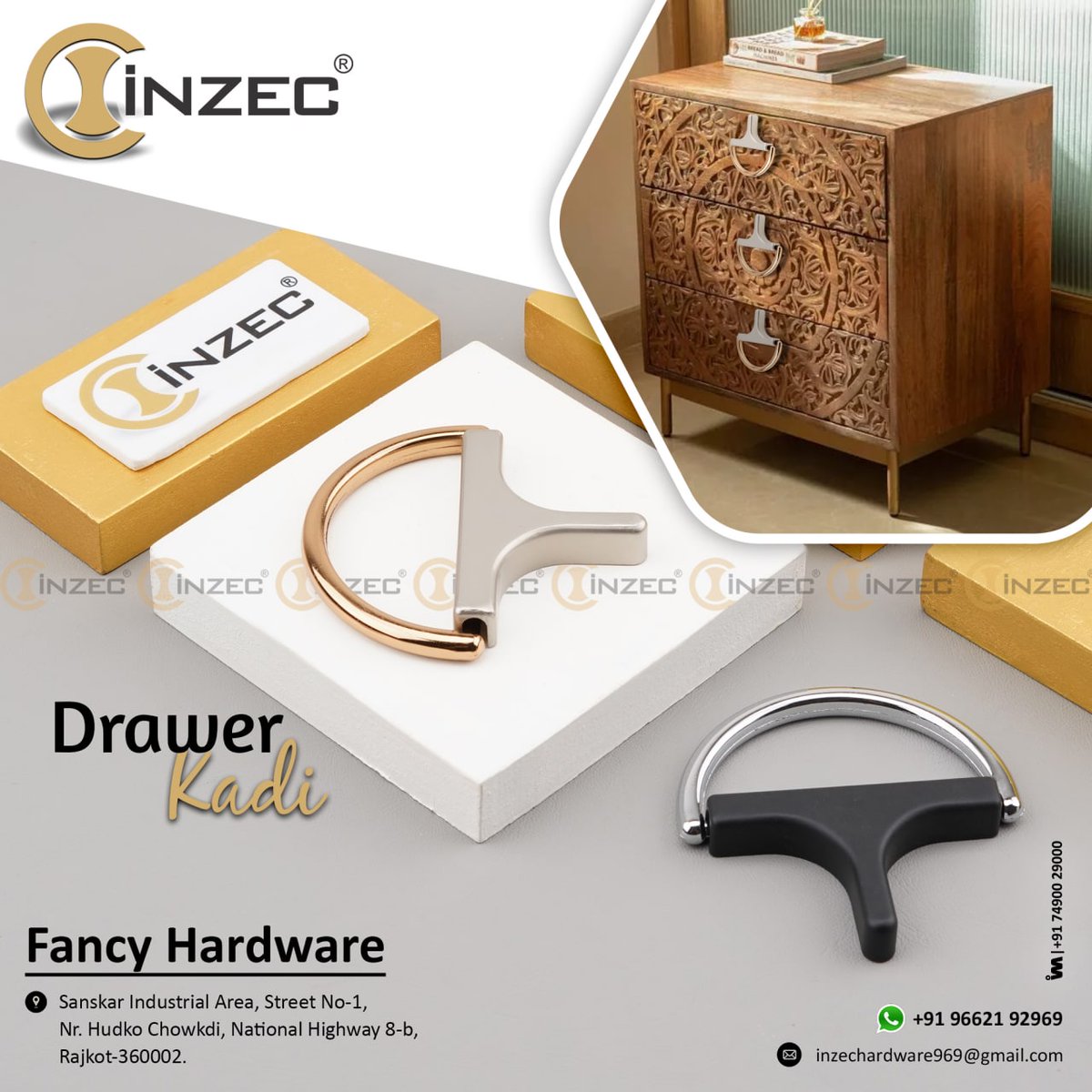 ibais_hardware's tweet photo. FANCY HARDWARE (RAJKOT)
For enquiry via WhatsApp click:
https://t.co/sfw983wwgo
Mr. Hirenbhai Patel - +91 96621 92969
#kadi #hardwareproduct #drawerkadi #fancyhardware #interiors #hardwareaccessories
.
@IBAISMEDIA https://t.co/BkWT2kuDMo