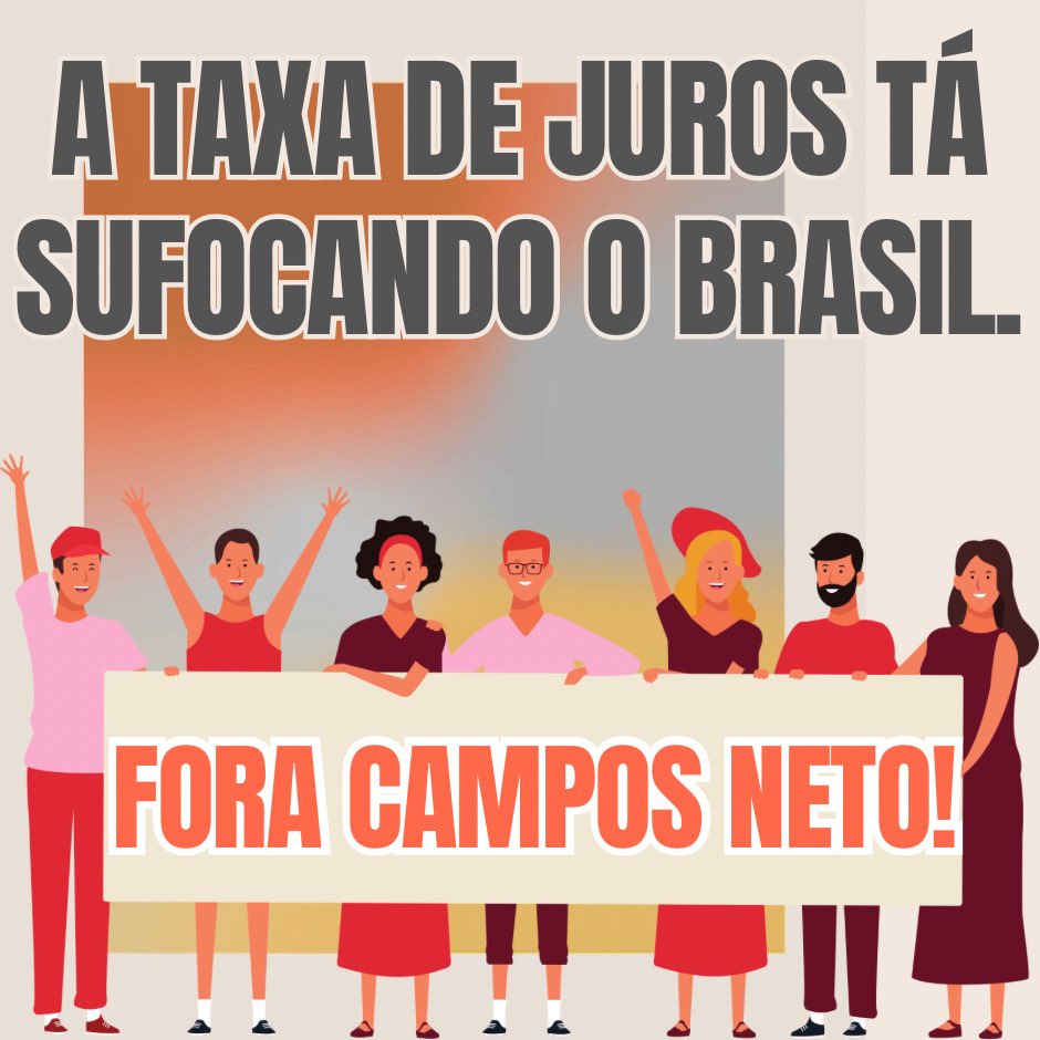 heldersalomao's tweet photo. FORA CAMPOS NETO https://t.co/r1KsgpPDz7