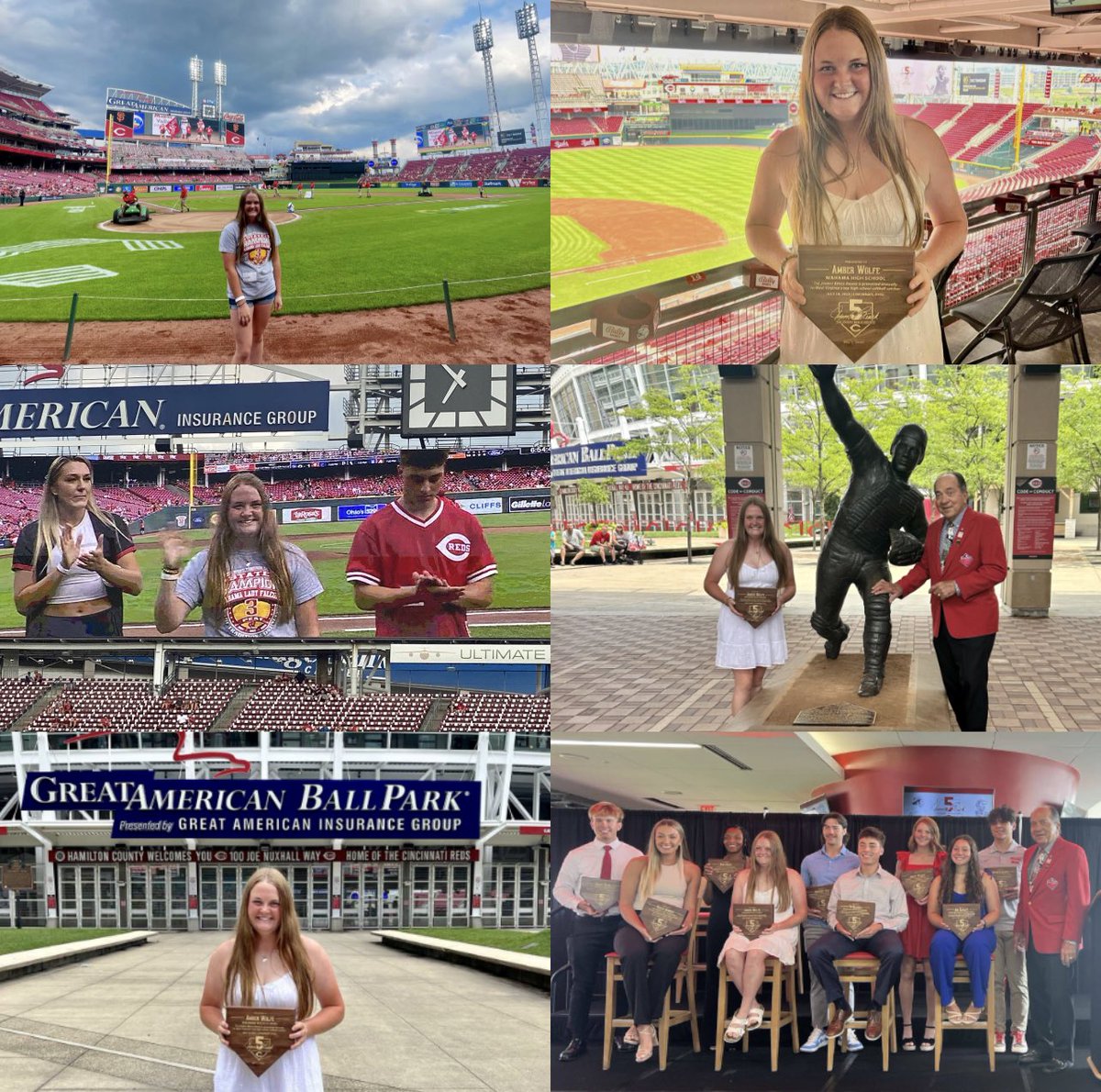An unforgettable experience! Honored to receive the Johnny Bench award for top WV high school softball catcher. I had so much fun meeting the other recipients and Johnny Bench. Thank you to Johnny and the entire Cincinnati Reds organization! @JohnnyBench_5 @reds #BenchAwards
