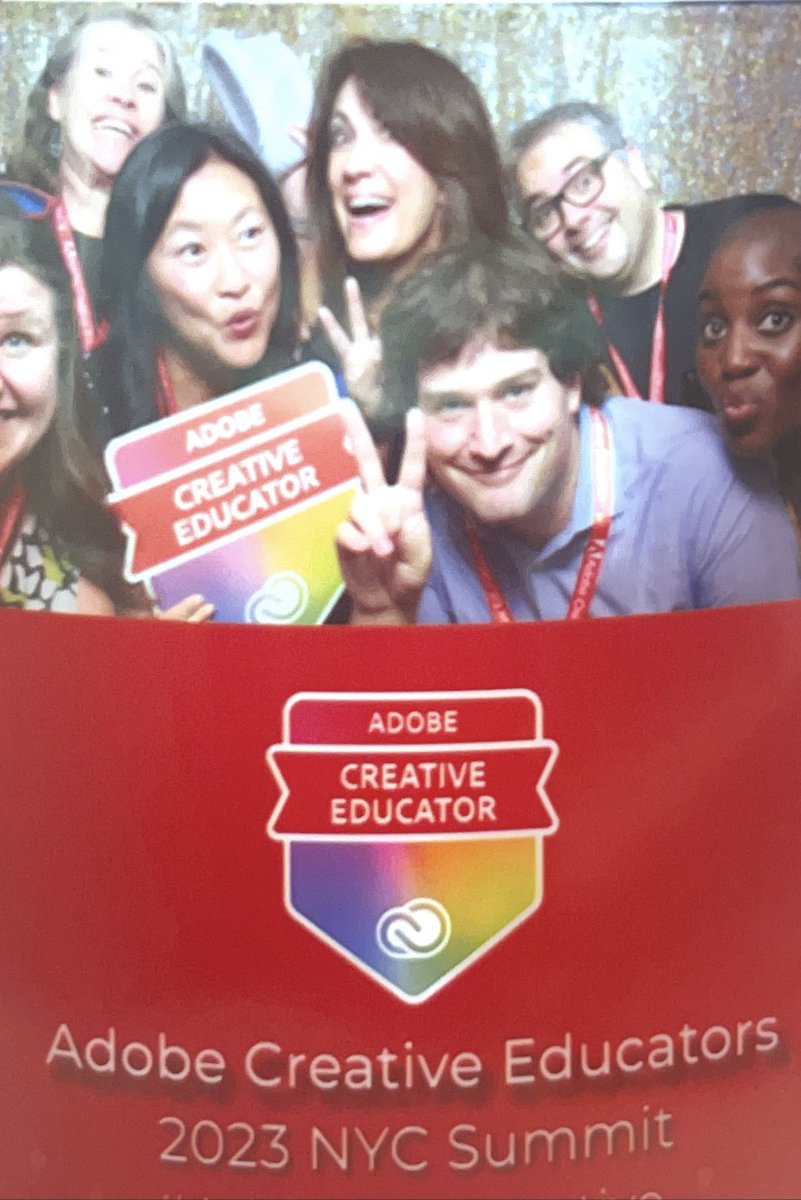 hss21's tweet photo. NYC FUN with likeminded educators!
#AdobeEDUcestive! https://t.co/Y803ur62pa