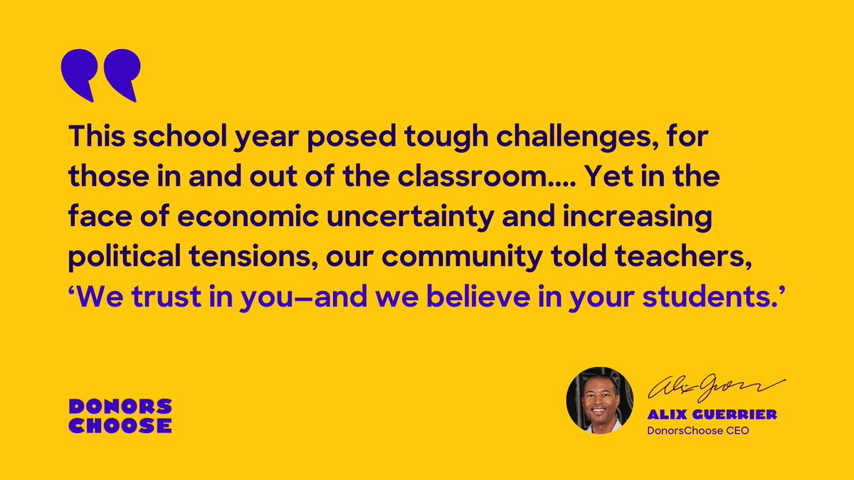 DonorsChoose tweet media