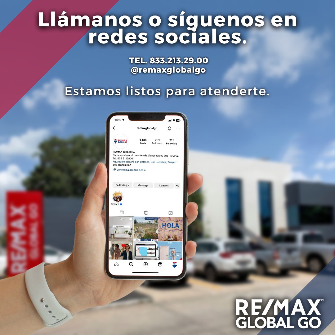 remax_global's tweet photo. ¡Acércate a nosotros! Somos la oficina RE/MAX con el mayor volumen de ventas y rentas en Tamaulipas.

☎️Llámanos al 833 213 2900 https://t.co/Im0HJkOeyw