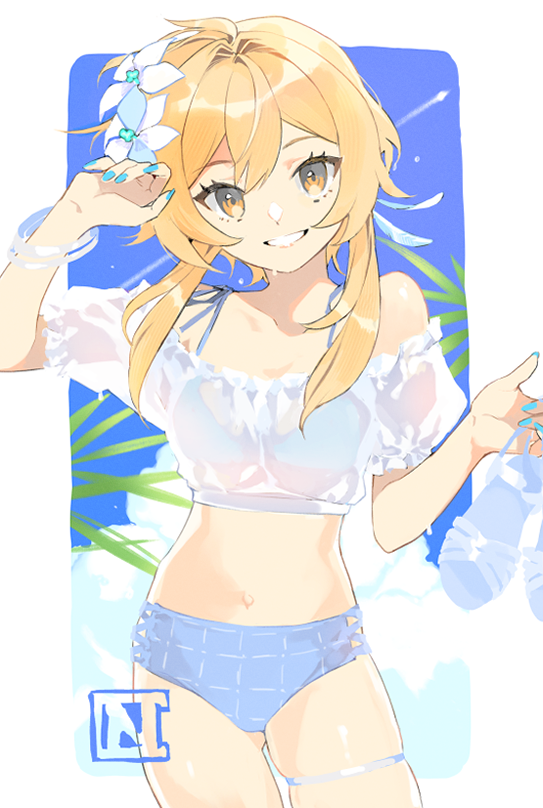 蛍|ほたる(原神) 「」|𝕔𝕙𝕠𝕔𝕠-𝕨𝕒𝕪🐟のイラスト