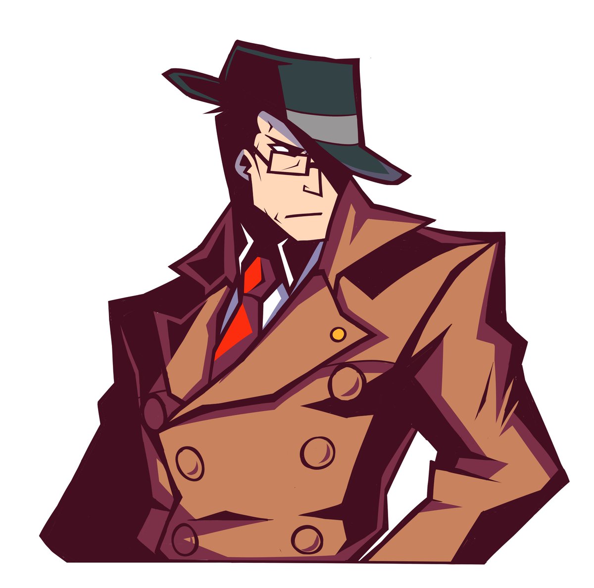 VyMeowles's tweet image. everyone should draw their fave in the ghost trick artstyle at least once methinks