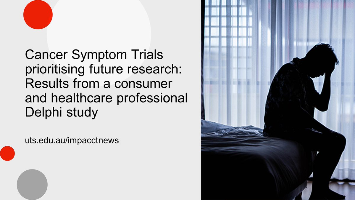 Cancer Symptom Trials (@uts_cst) on Twitter photo Congratulations to <a href="/Doctor_Ness/">💙💛🍁Dr Ness🖤💛❤️</a>, CST RA-Writer, on the publication of the findings of an Australian/New Zealand Delphi study investigating the #cancer symptoms that most affect adults living with, and after cancer. #CancerResearch Read more: tinyurl.com/3j3vfsx5 Congratulations to <a href="/Doctor_Ness/">💙💛🍁Dr Ness🖤💛❤️</a>, CST RA-Writer, on the publication of the findings of an Australian/New Zealand Delphi study investigating the #cancer symptoms that most affect adults living with, and after cancer. #CancerResearch Read more: tinyurl.com/3j3vfsx5