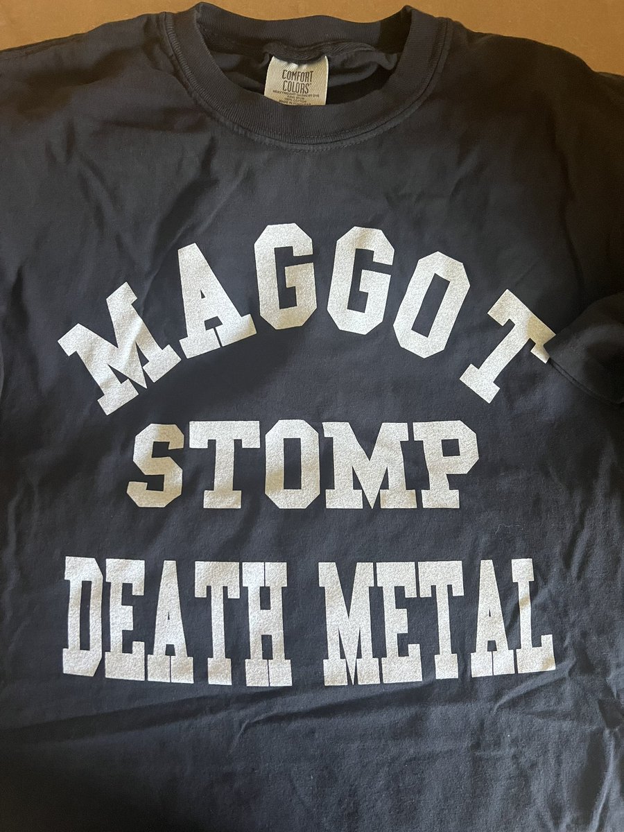 maggotstomp's tweet image. New shirt for @sound_and_fury 
Big ass print on Comfort Colors #ineffect
