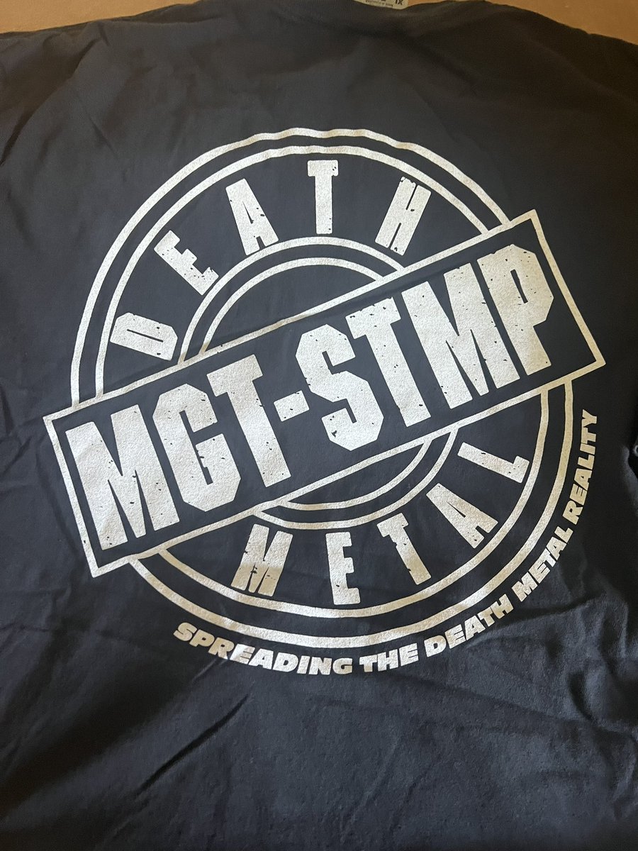 maggotstomp's tweet image. New shirt for @sound_and_fury 
Big ass print on Comfort Colors #ineffect