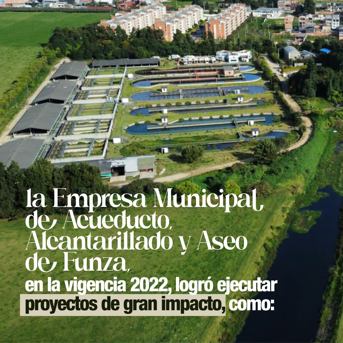 emaafesp's tweet photo. #FunzaRindeCuentas2022📌
Con una inversión de $11.823.271.484, la #Emaaf ha logrado llevar agua potable a zonas rurales, aumentar la autosuficiencia hídrica del municipio y construir nuevas redes de alcantarillado. Todo esto, pensando en brindar bienestar a las familias funzanas. https://t.co/o1LSujTemc