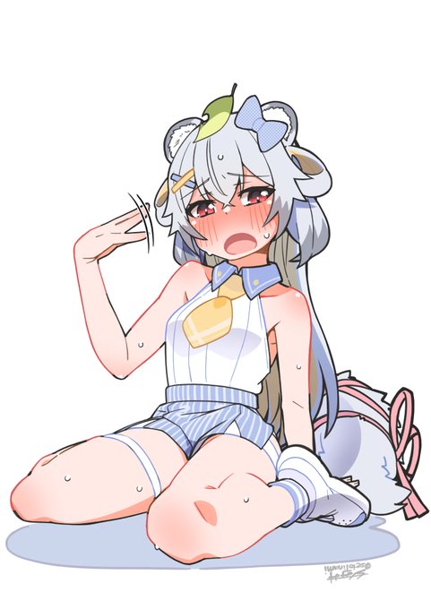 熱中症にはお気を付けください( `ч' )
 #めるもみてみて 